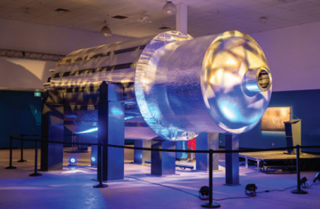 Full-size eVinci™ Microreactor model at Saskatchewan Research Council