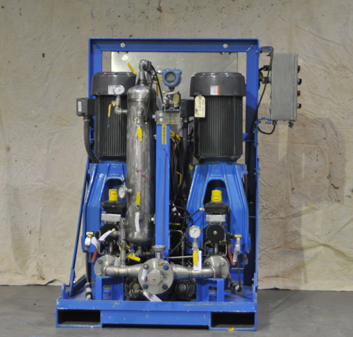 dual pump skid provides system flow